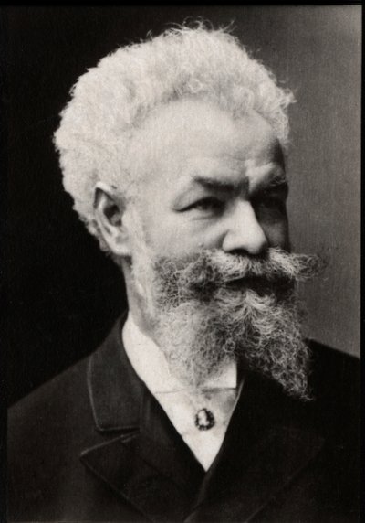 Portrait of Mihaly Munkacsy, Hungarian painter by French Photographer